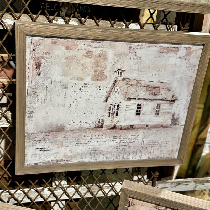 PS-8522 - Rustic Schoolhouse Frame