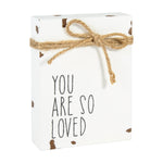 So Loved Jute Block