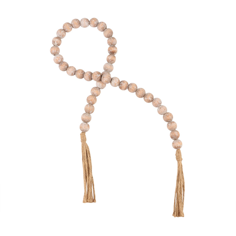 SW-1387 - Weathered Wood Beaded Tassel