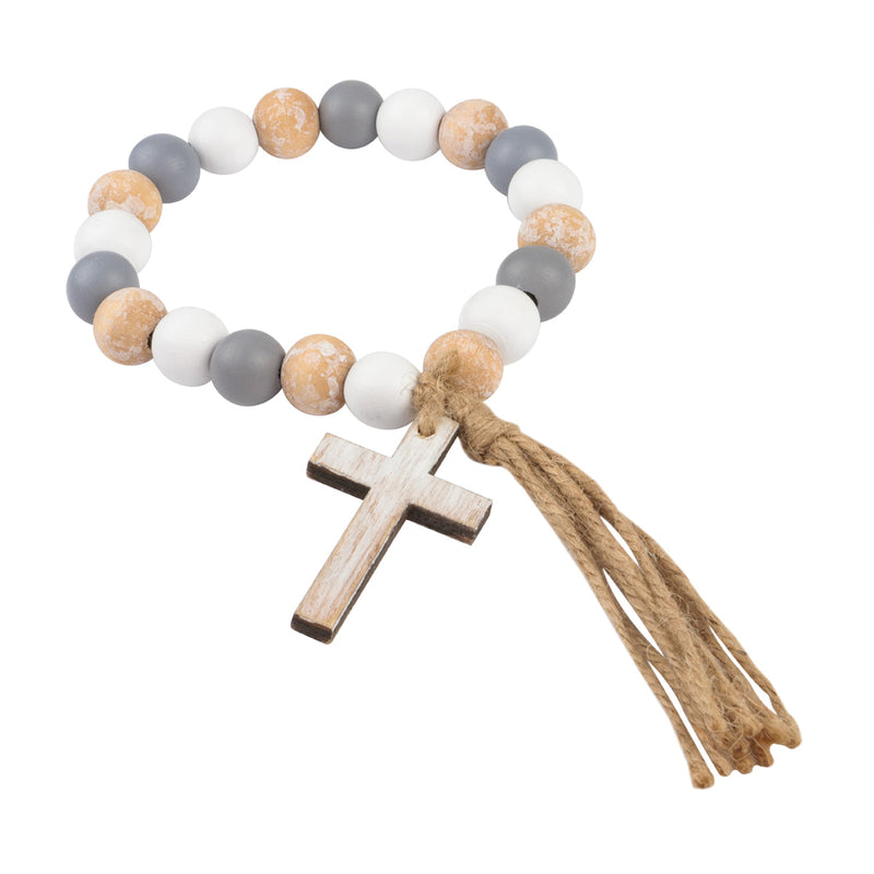 SW-1393 - Weathered Beaded Cross