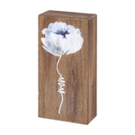 SW-1419 - Mom Blue Flower Block