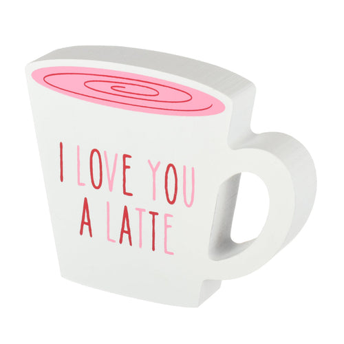Latte Coffee Mug Cutout