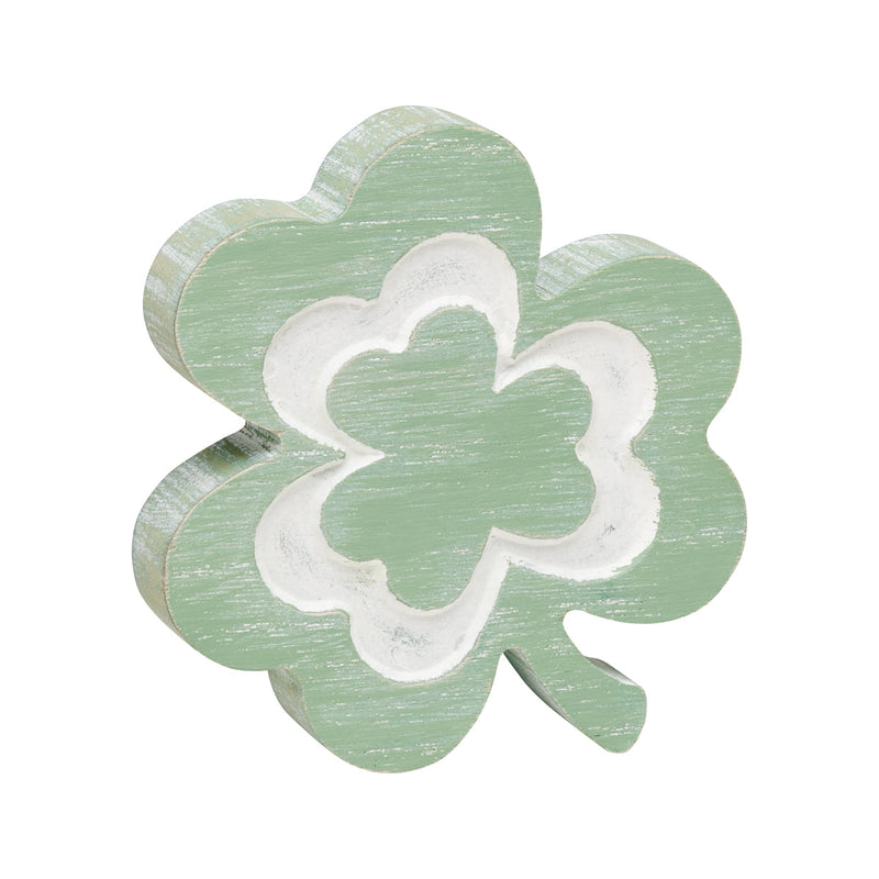 SW-2053 - Green Carved Shamrock