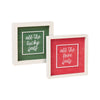 SW-2077 - *Feels Framed Sign (Reversible)