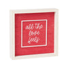 SW-2077 - Feels Framed Sign (Reversible)