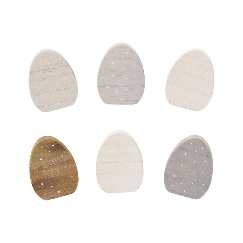 SW-2217 - Mini Neutral Eggs, Set of 6