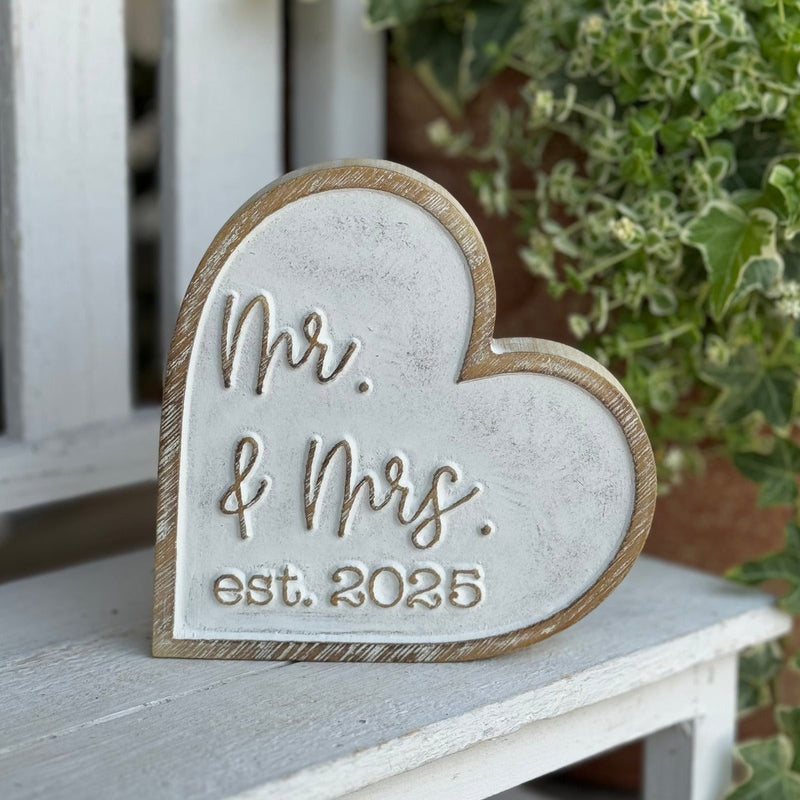 SW-3005 - Mr Mrs 2025 Carved Heart