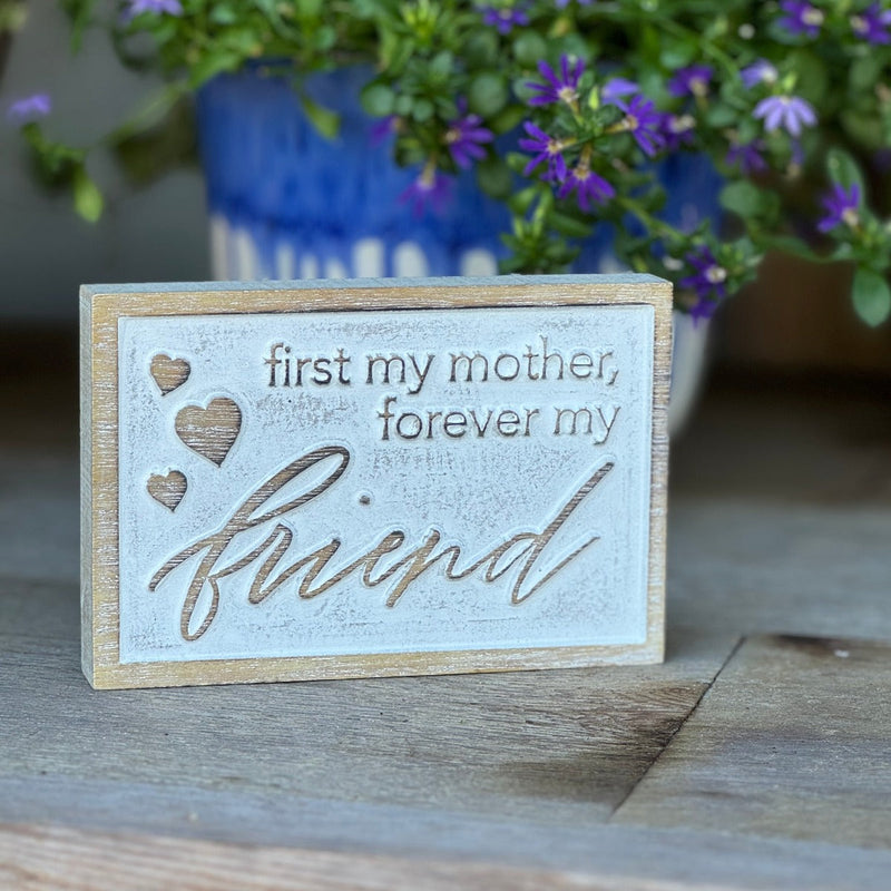 SW-3147 - Forever Friend Carved Block