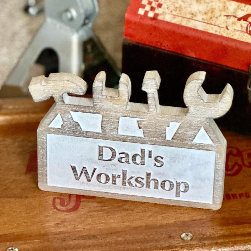 SW-3179 - Dad's Workshop Carved Toolbox