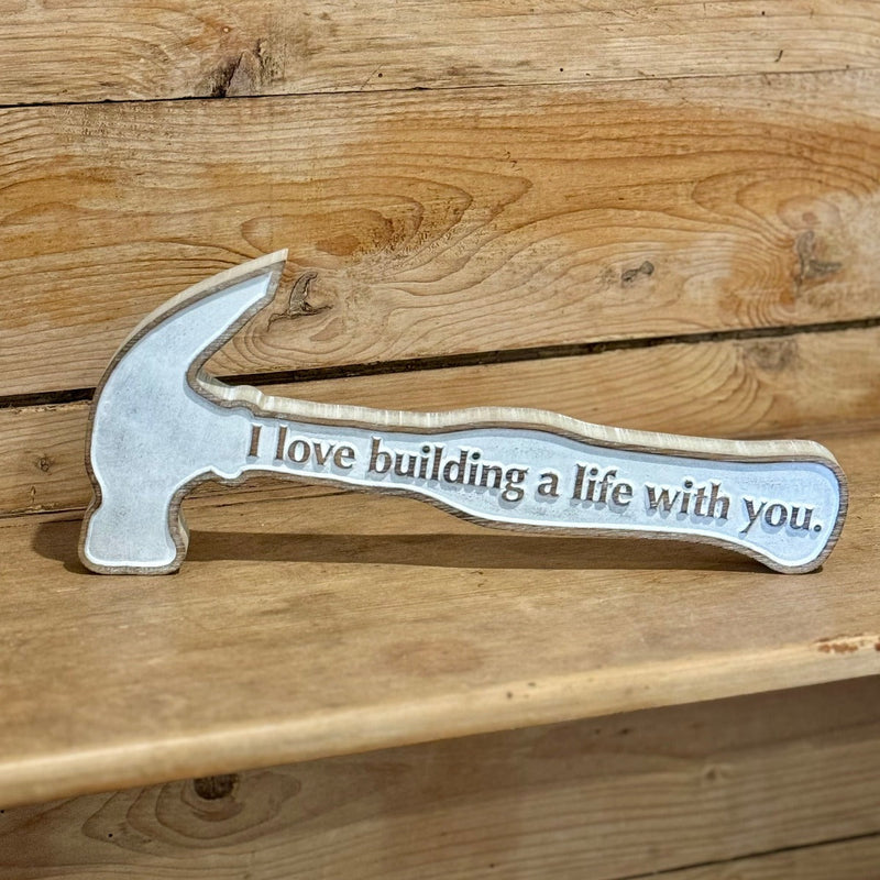 SW-3180 - Building Life Carved Hammer