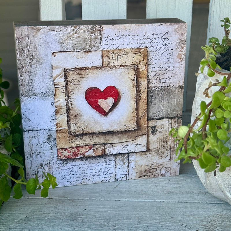 SW-3203 - Heart Collage Block
