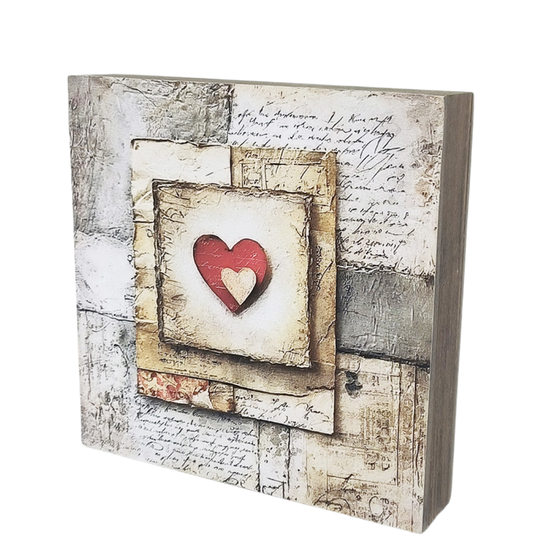 Heart Collage Block