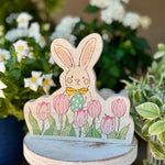 SW-3305 - Pink Tulips Bunny