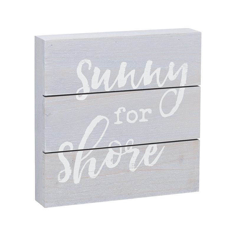 Sunny Pallet Box Sign