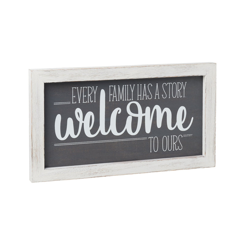 Welcome Story Framed Sign