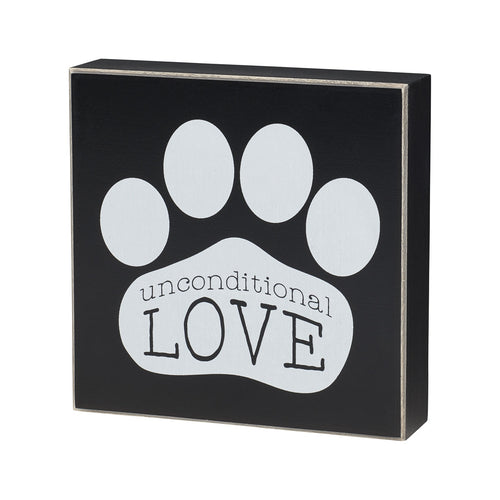 Unconditional Love Box Sign