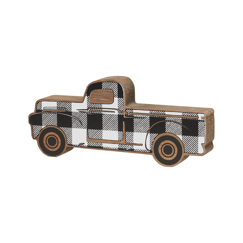 Sm. BW Truck Wood Cutout