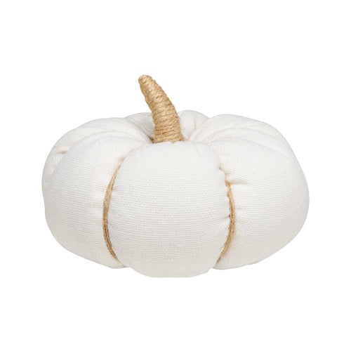 Med. White Canvas Pumpkin