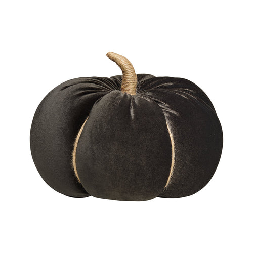 XL Black Velvet Pumpkin
