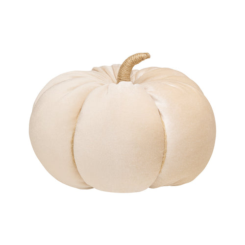 XL Cream Velvet Pumpkin