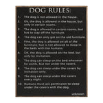 Dog Rules Sign