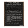 Dog Rules Sign