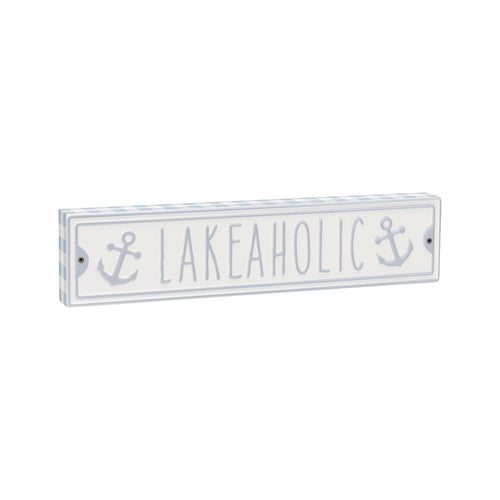 Lakeaholic Street Block Sign