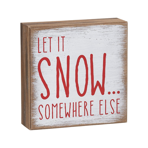 Somewhere Else Box Sign