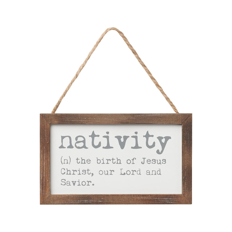 Nativity Def Framed Ornie