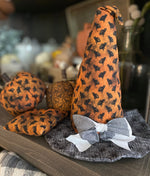 CF-2354 - Orange Black Cat Mini Pillow