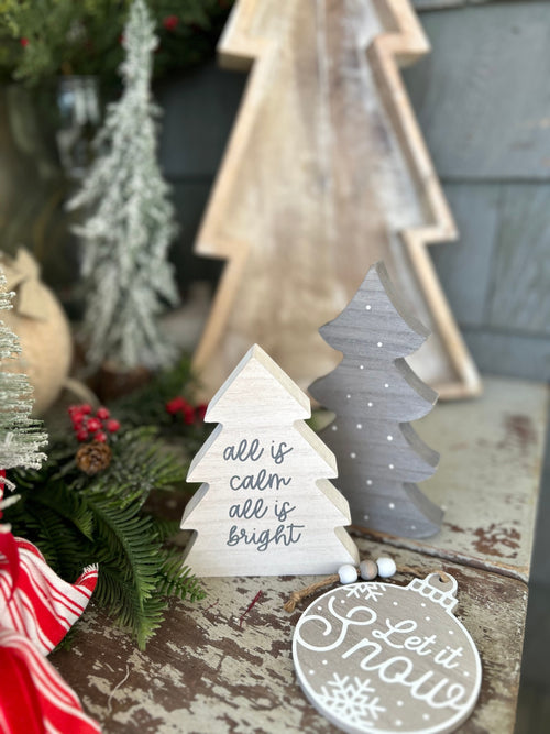 FR-3188 - Dark Gray Dotted Whimsical Tree