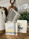 PS-7641 - Kiss Your Honey Block Sign