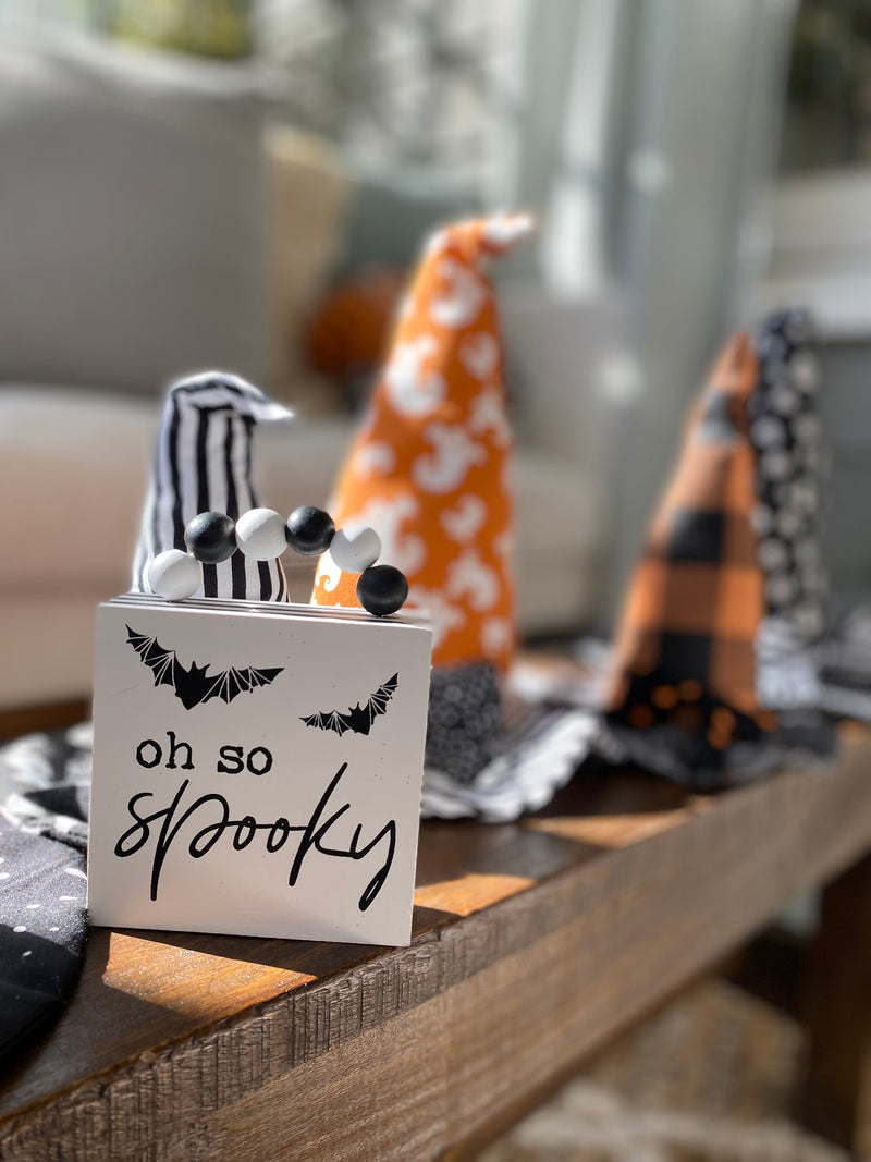 CA-4802 - *So Spooky Box Sign w/ Beads