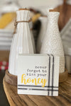 PS-7641 - Kiss Your Honey Block Sign