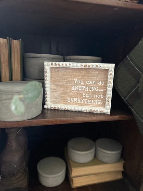 PS-8193 - Do Anything Beaded Box Sign
