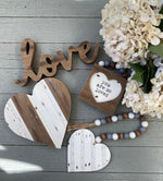 SW-1045 - So Loved Box Sign w/ Beads