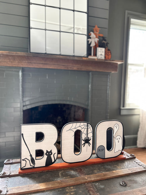CA-4892 - BOO Laser Word, Set of 3