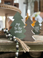 FR-3188 - Dark Gray Dotted Whimsical Tree