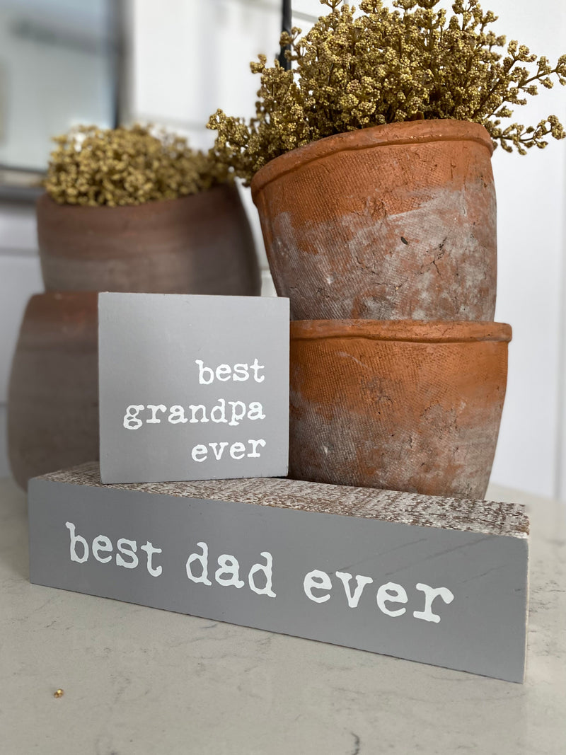 CA-3770 - Best Grandpa Block Sign