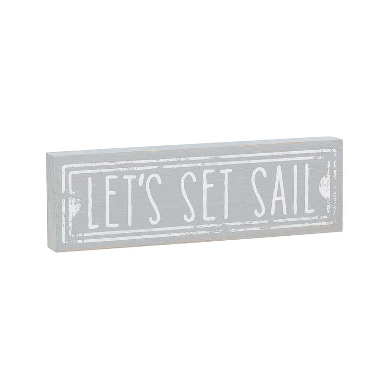 Set Sail Block Sign