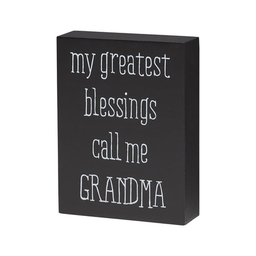Blessings Gma Block Sign