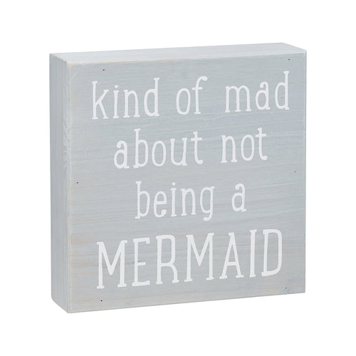 Being A Mermaid Box Sign