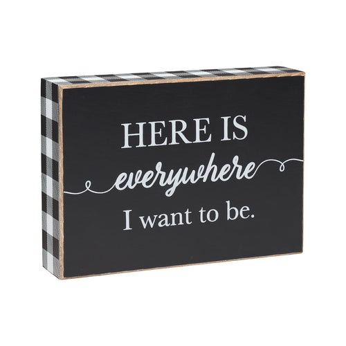 Everywhere Box Sign