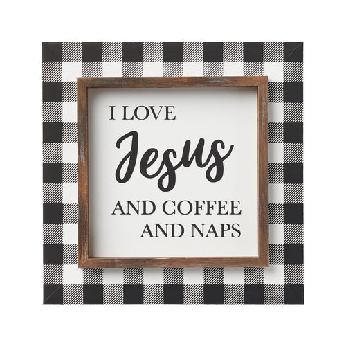 Jesus Layered Frame Sign