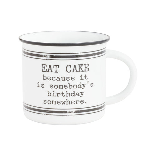 Eat Cake Camp Mug