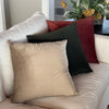 CF-3497 - Tan Velvet 20x20 Pillow