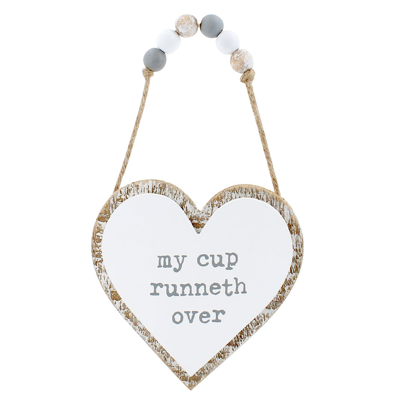 CA-3726 - My Cup 3D Heart w/ Beads
