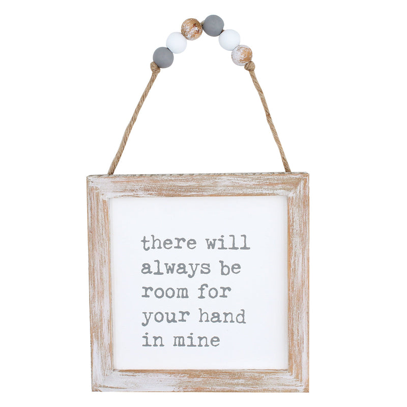 CA-3784 - Hand In Mine Beaded Hanging Sign