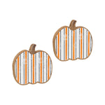 CA-4781 - OWB Striped Pumpkins, Set of 2
