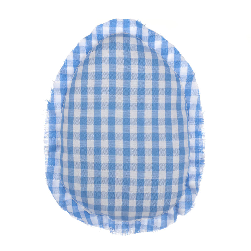 CF-2617 - Blue Gingham Fabric Egg